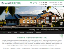 Tablet Screenshot of emeraldbuildersinc.com